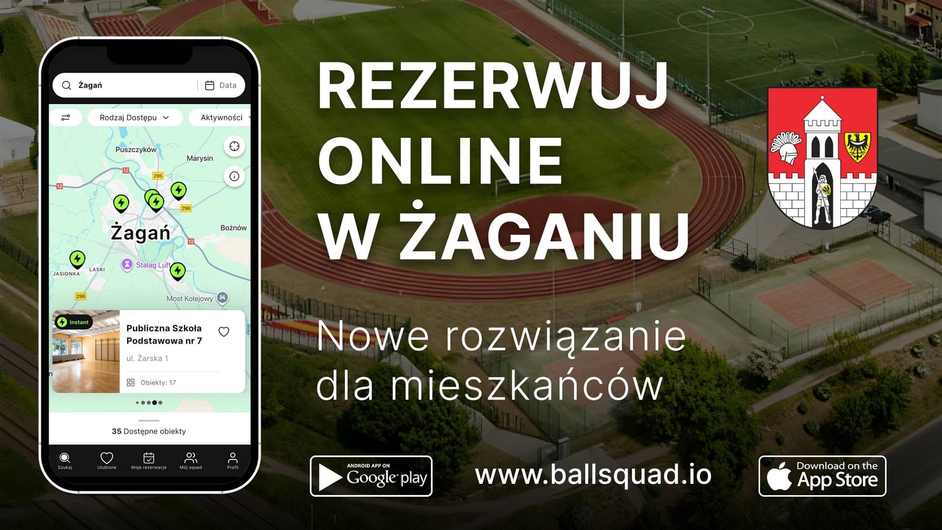 BallSquad – aplikacja dla miłośników sportu już w Żaganiu!